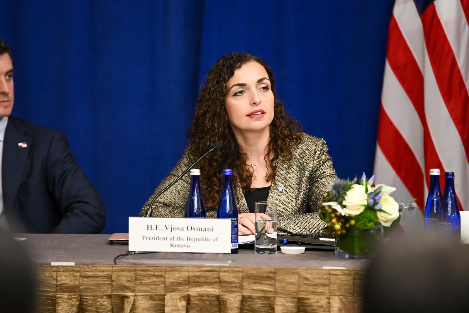 Osmani publikon pamje nga paneli ku mori pjesë në ShBA