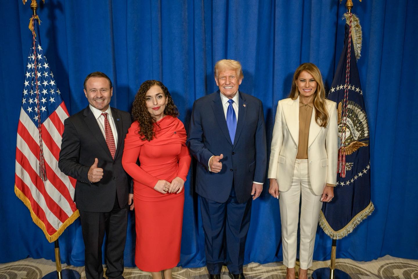 Osmani takon presidentin amerikan: Kosova gjithmonë në anën e SHBA-së, aty ku rreh zemra e lirisë sonë