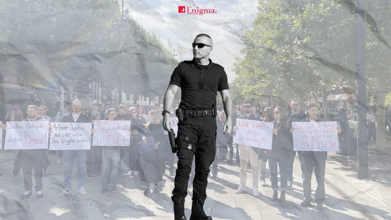 Protesta për lirimin e ish-policit Arbnor Spahiu: Familja dhe qytetarët akuzojnë institucionet për heshtje