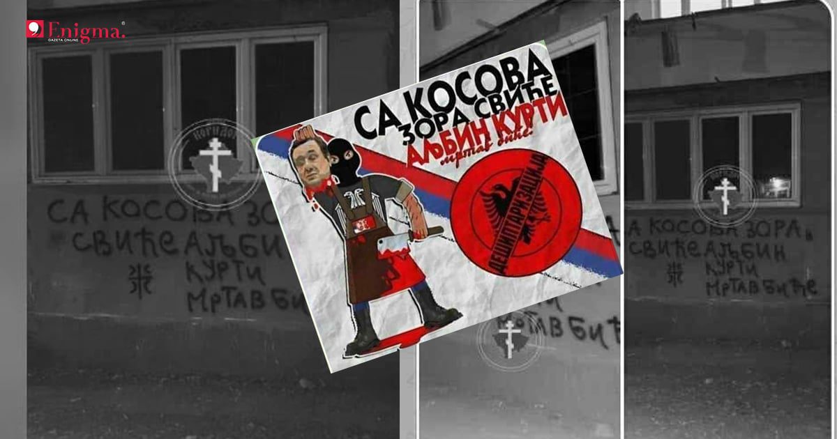Elezi: Grafitet në Veri – sinjal se grupet kriminale terroriste janë akoma prezente