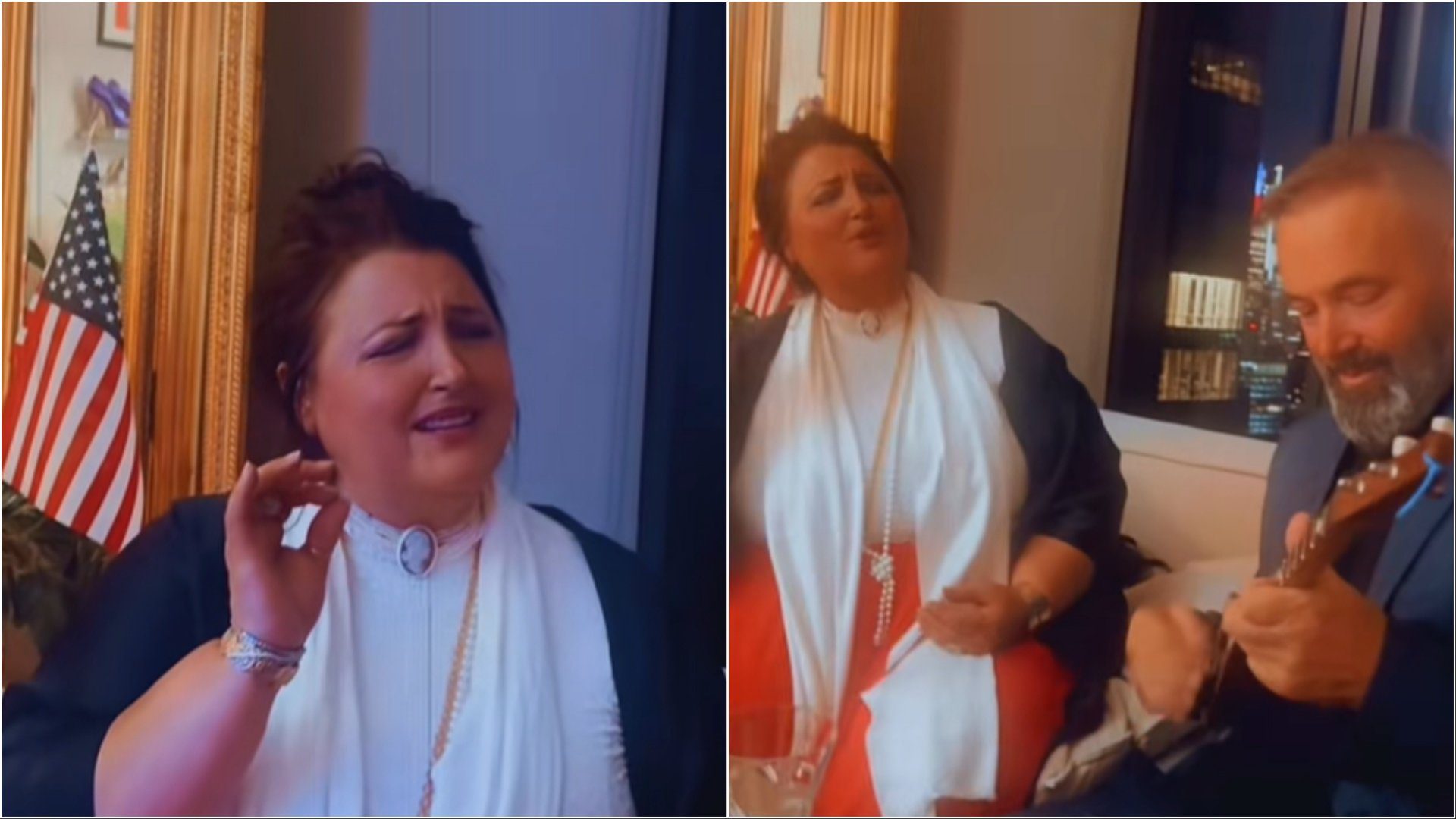 Parashqevi Simaku festoi ditëlindjen e saj të 59-të me këngë për atdheun