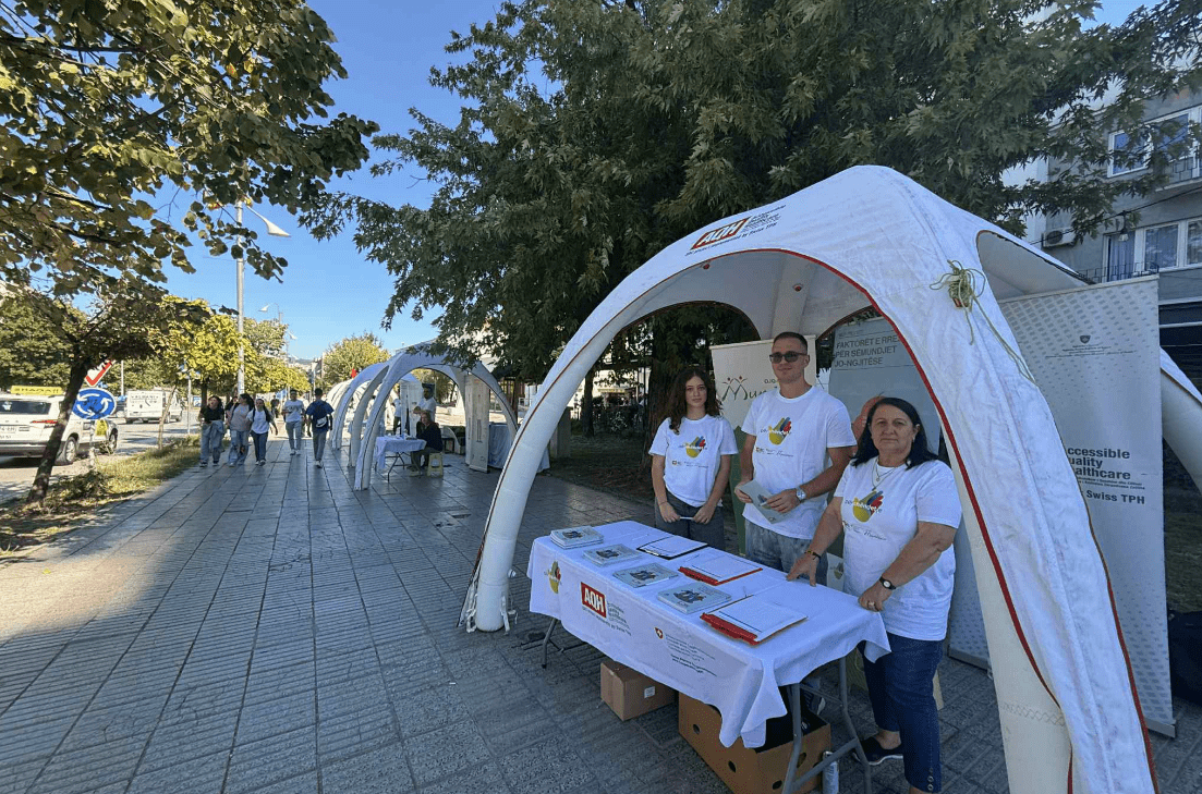 Karvani shëndetësor “përSHËNDETje” në Gjilan – Informim për sëmundjet kronike jo-ngjitëse
