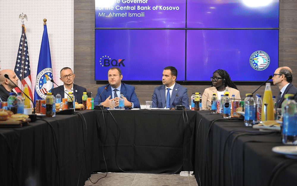 Oda Amerikane diskuton me guvernatorin e BQK-së për zhvillimet në sektorin financiar