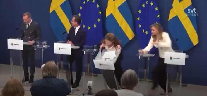 Ministres së Shëndetësisë në Suedi i bie të fikët gjatë konferencës