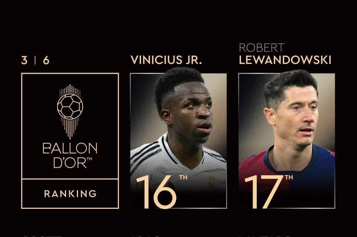 Vinicius i 16-ti, Lewandowski prapa tij