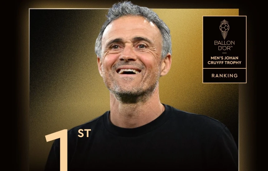 Luis Enrique trajneri më i mirë i vitit