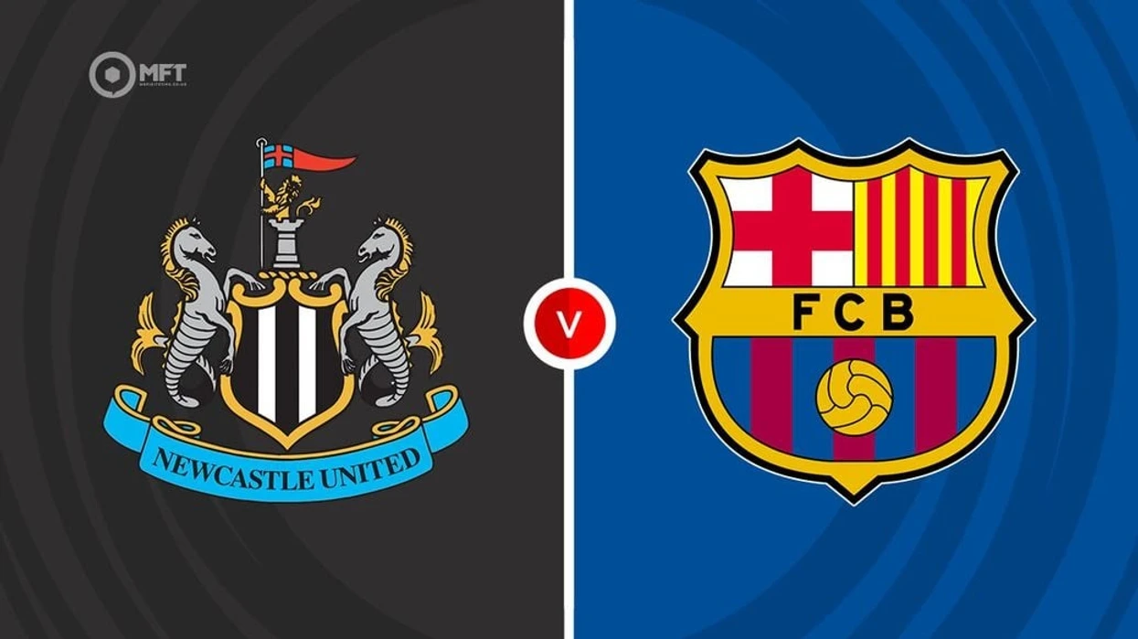 Newcastle – Barcelona , formacionet zyrtare
