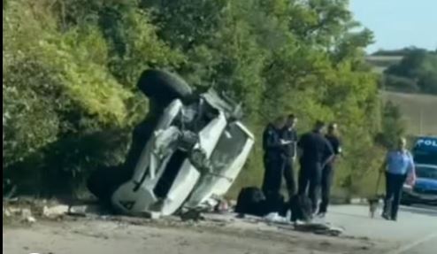 Vetaksidentohet vetura e Policisë në Jashanicë të Klinës