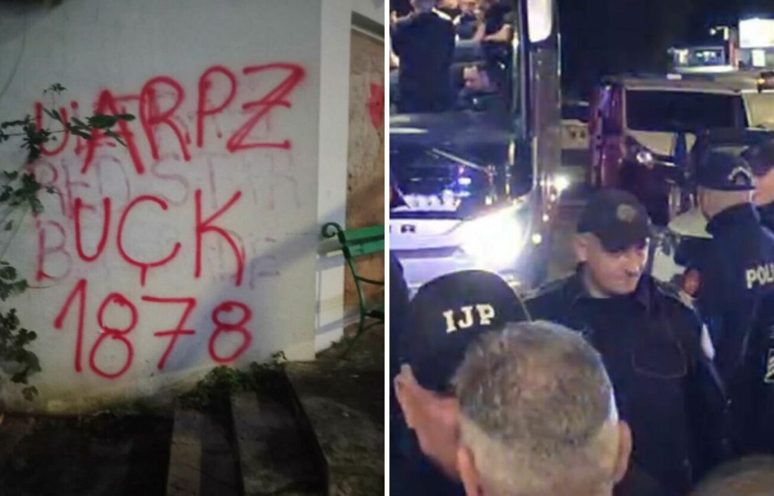 10 ditë burgim për tifozin prizrenas që shkroi grafitin “UÇK” në Mal të Zi