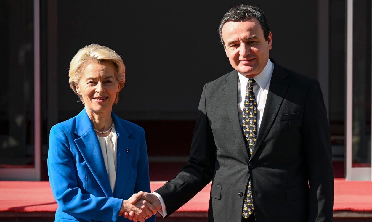 Von der Leyen takohet me Kurtin në Kuvend