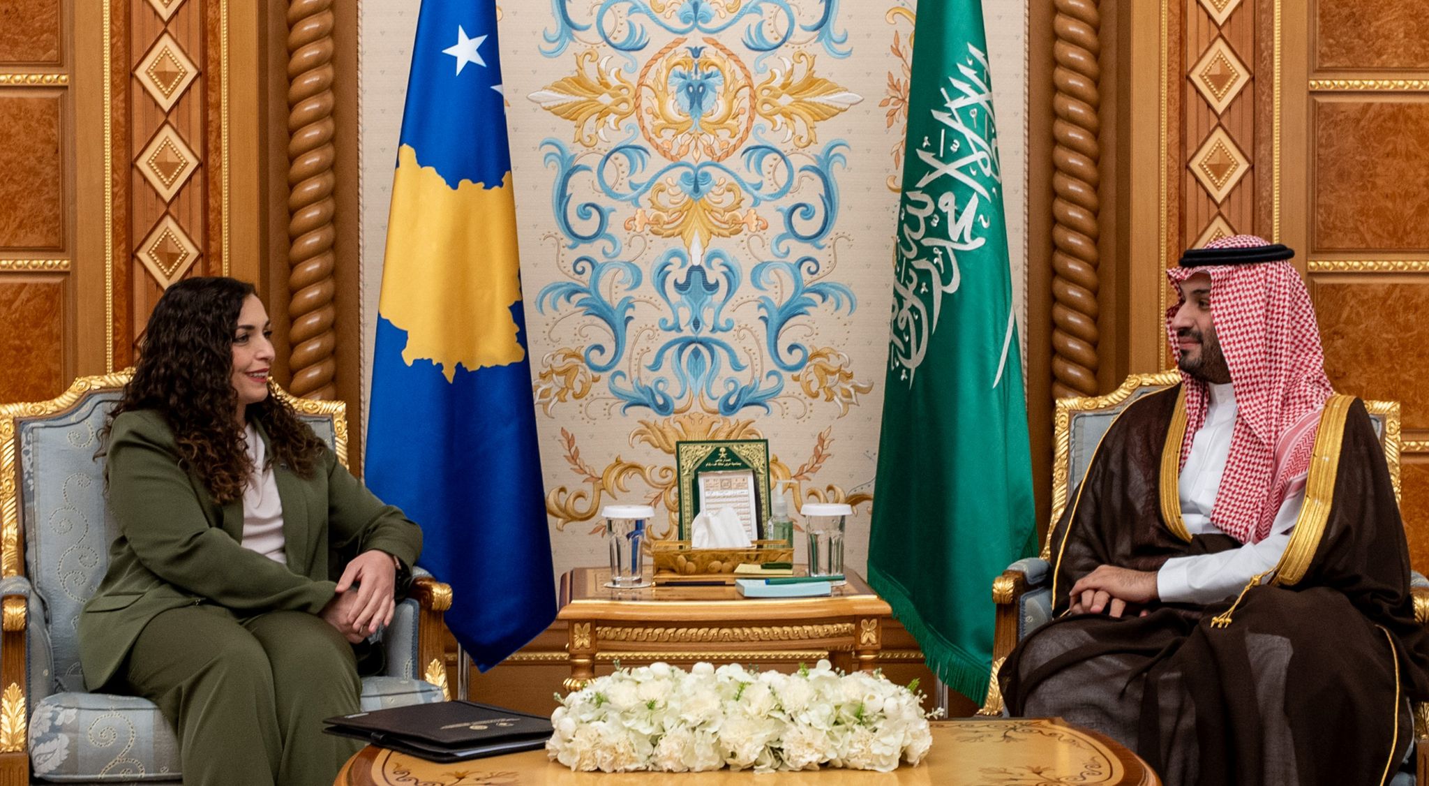 Osmani takohet me Princin e Kurorës Saudite, kërkoi viza elektronike për kosovarët