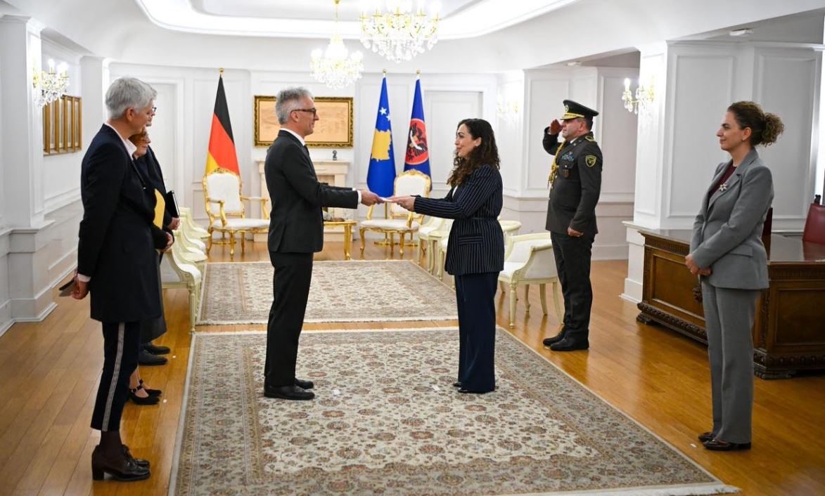 Rudolf akreditohet në Kosovë, Osmani: Gjermania mbetet aleat i fuqishëm i vendit tonë