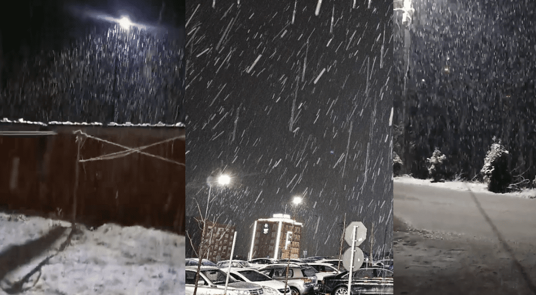 Reshje të dendura dëbore gjatë natës, temperaturat zbresin në 1C e 0C
