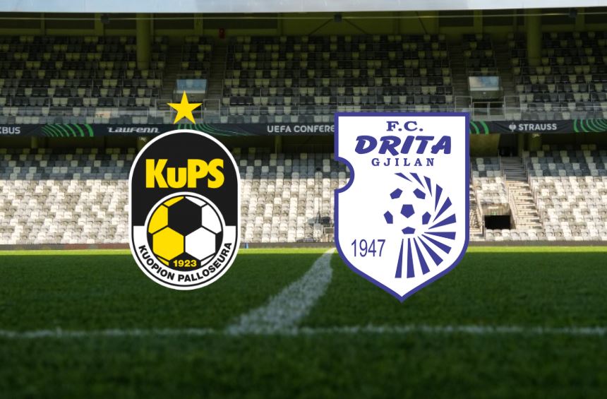 KuPS – Drita, formacionet zyrtare të ndeshjes së Conference League