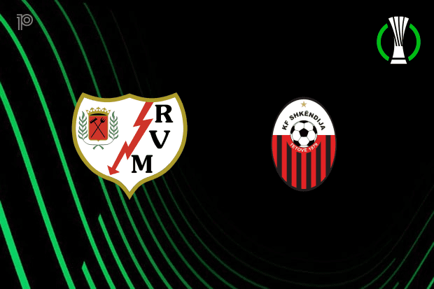 Rayo Vallecano – Shkëndija, formacionet zyrtare