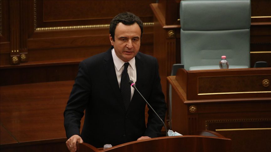 Kurti prezanton përbërjen e kabinetit të ri qeveritar