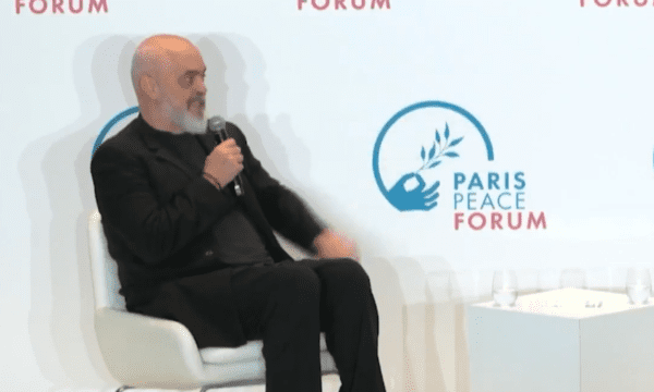 Rama në Forumin e Paqes në Paris: Shqipëria në BE do ishte një bekim për Evropën