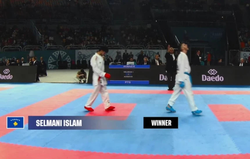 Historike, Islam Selmani në finale të Kampionatit Botëror të karatesë