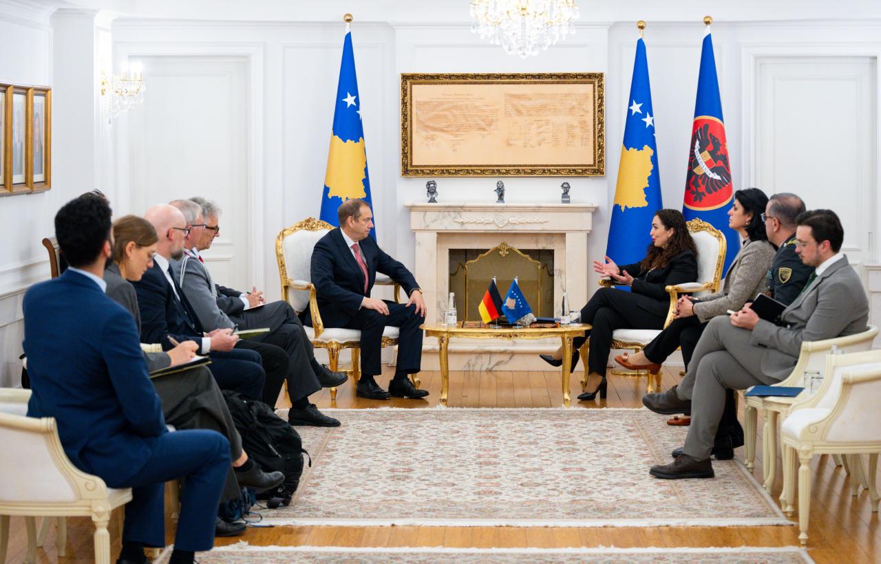 Presidentja Osmani: Gjermania aleat kryesor i Kosovës për NATO dhe BE