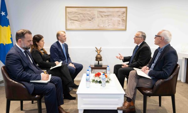 Hamza takohet me ambasadorin e BE-së në Kosovë