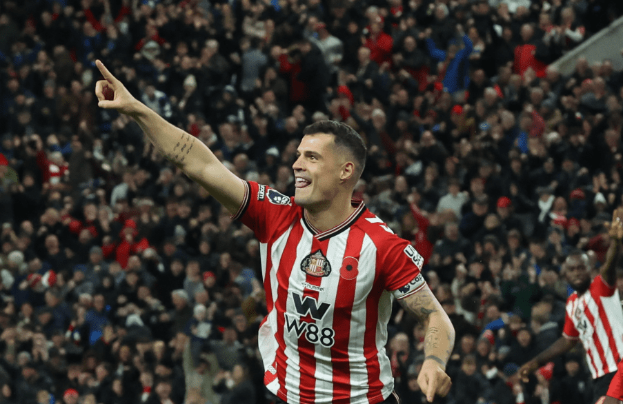 Granit Xhaka flet pas golit të parë me Sunderlandin