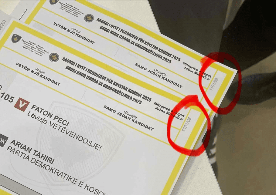 “Edhe Gjakova lajmëroi për fletëvotime me gabime si të Mitrovicës”, KKZ: Ne e zbuluam para se të nisë votimi