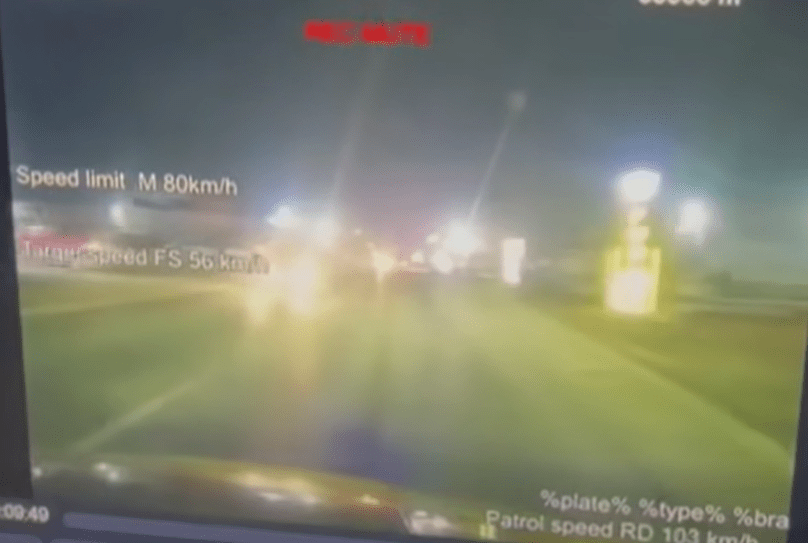 Voziti 124km/h në zonën 60, shoferit në Ferizaj i merret leja dhe gjobitet