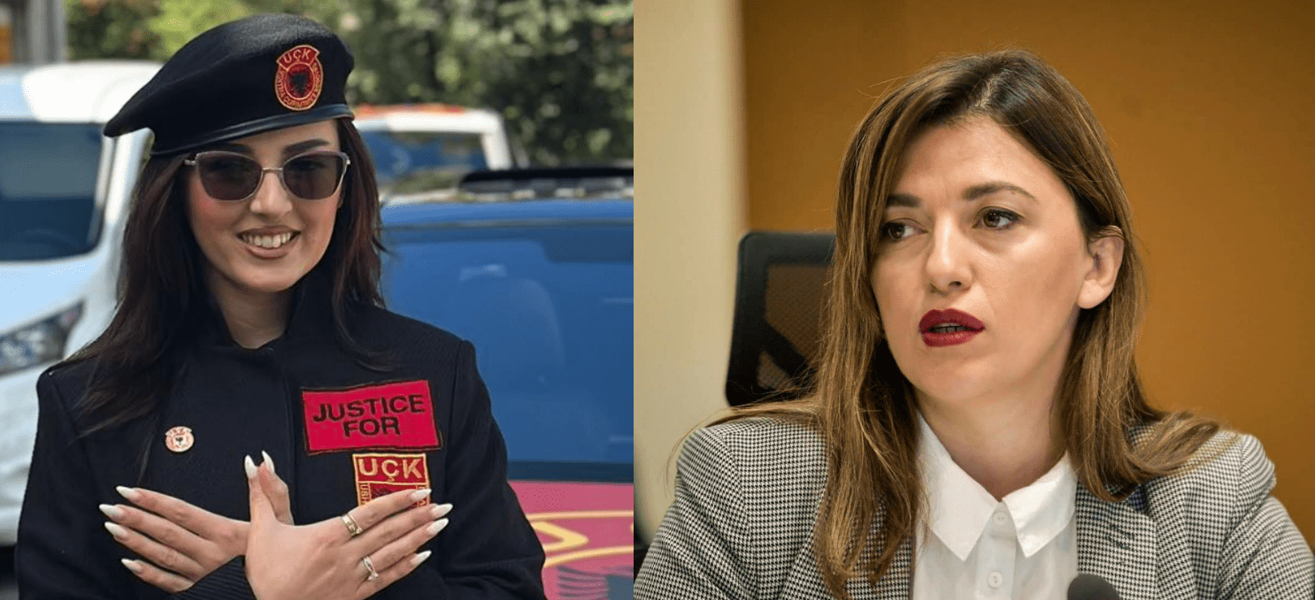 Albulena Haxhiu barazoi mbesën e Familjes Jashari me Listën Serbe