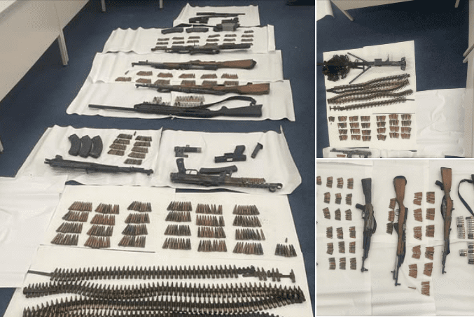 Aksion bastisjesh në Rahovec, Policia kap mitraloz, kallash e armë tjera – arrestohen tre persona