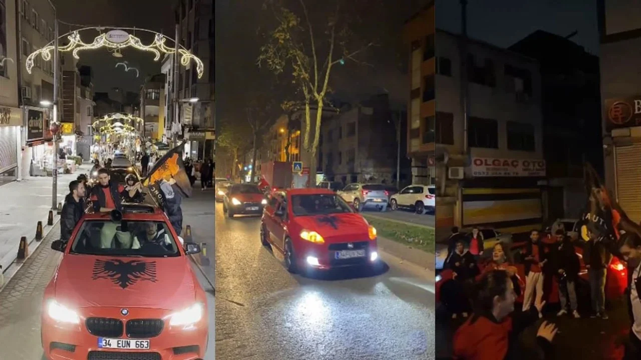 Festë edhe përtej kufirit, shqipet në Turqi me këngë patriotike marshuan rrugëve të Stambollit