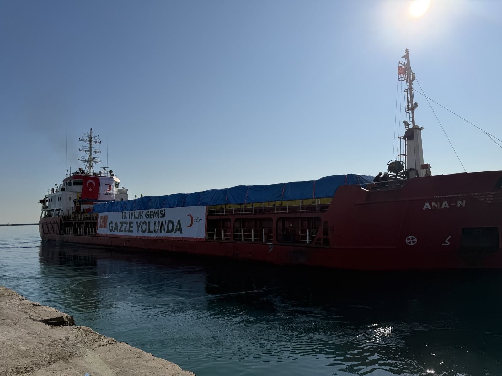 Anija me ndihma të Kosovës për Gazan niset nga Turqia