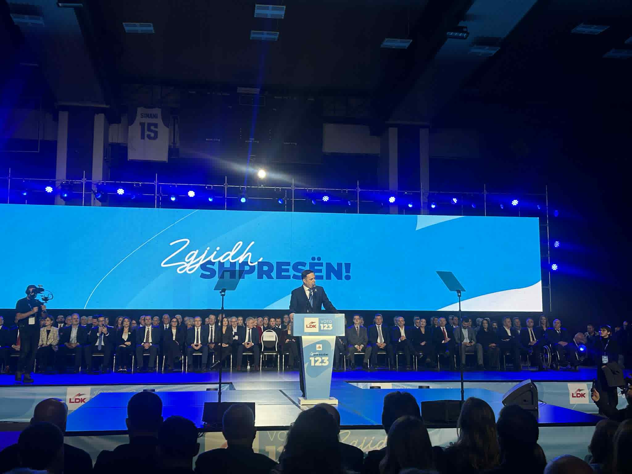 Abdixhiku nga tubimi përmbyllës: LDK është lëvizje njerëzish të lirë, jo turmë e komanduar