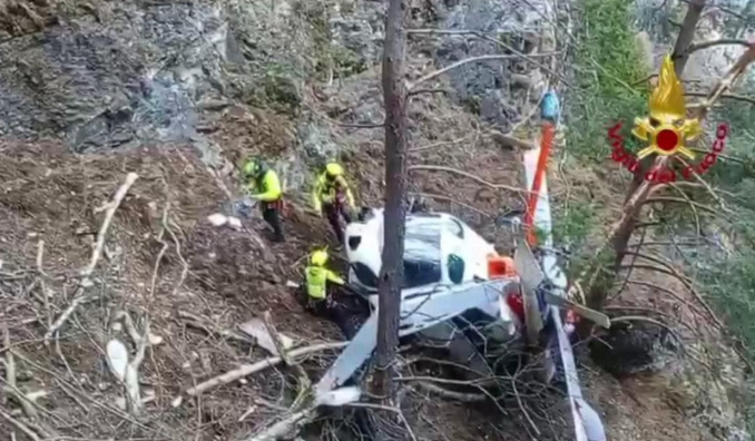 Itali: Rrëzohet helikopteri, një i vdekur dhe tre të plagosur