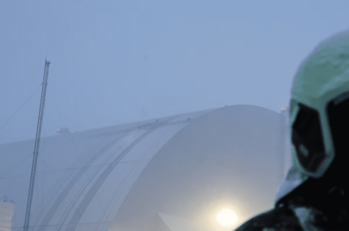 Mburoja në Çernobil kundër rrezatimit humb funksionin pas sulmit me dron