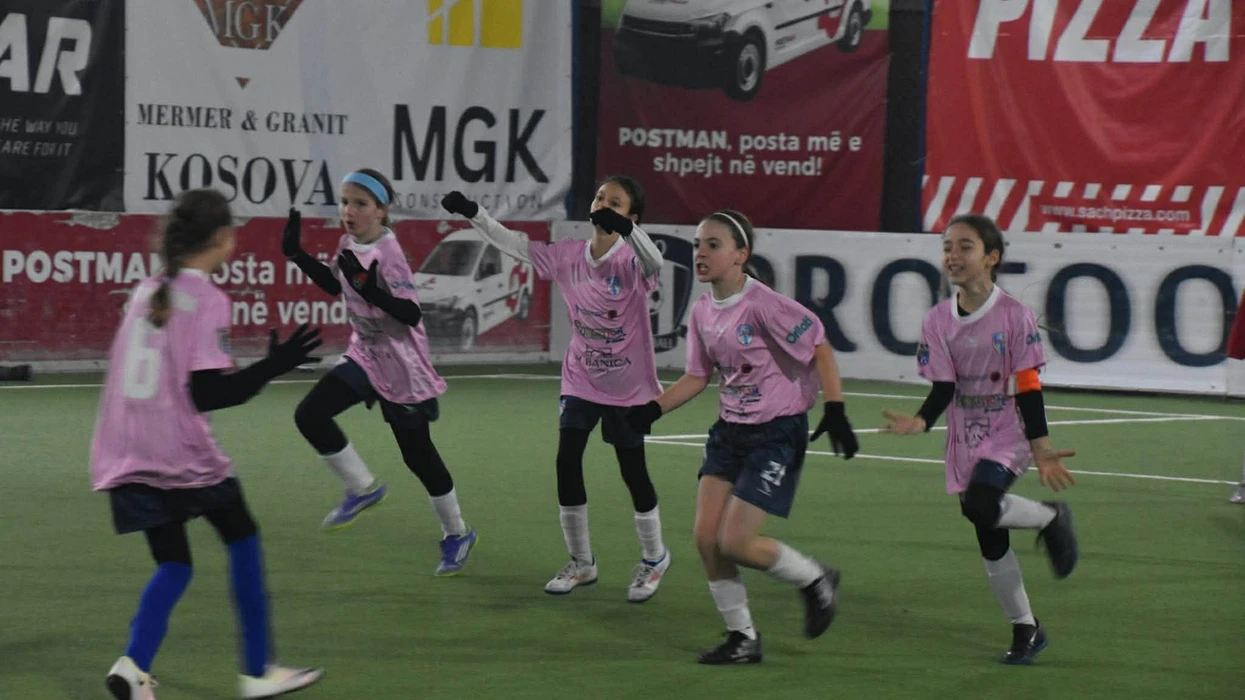Vajzat e KFV Prishtina U11 shkruajnë histori në Turneun Dimëror Pro Liga