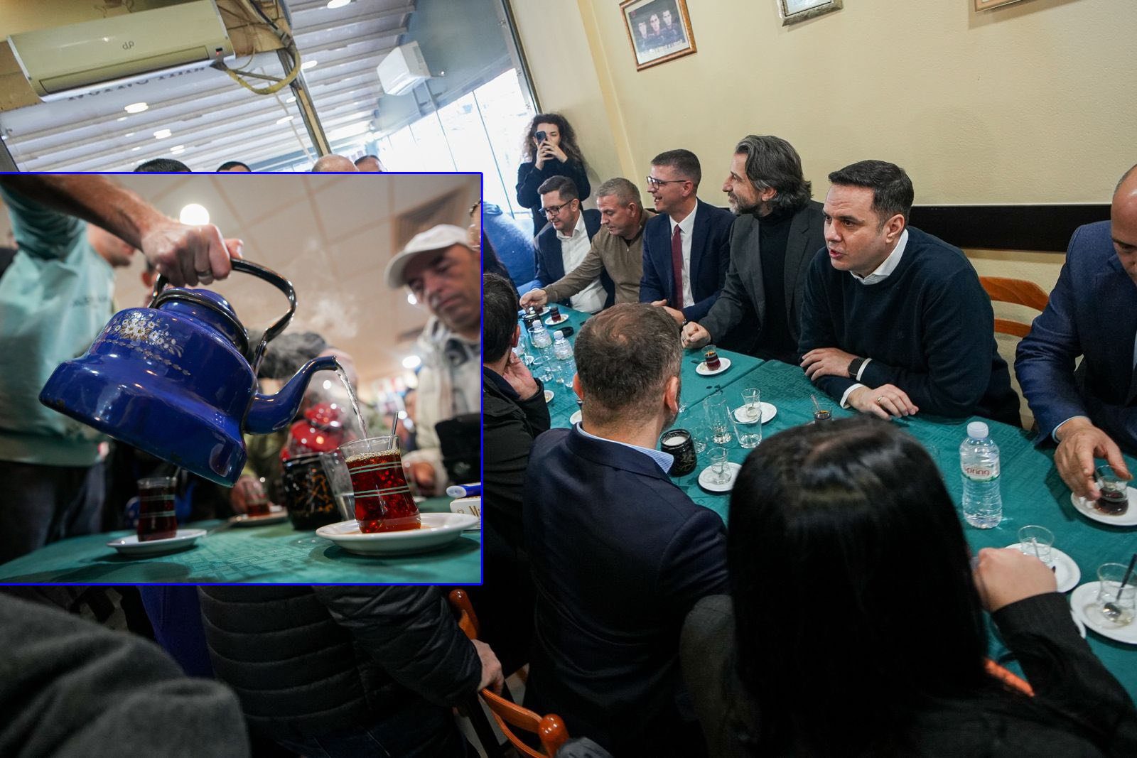 Abdixhiku me Ramën shijojnë “çajin e llapit” në Podujevë