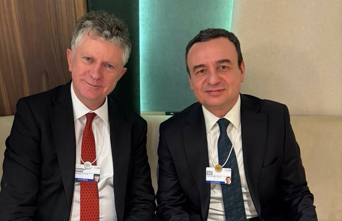 Kurti në Davos takon këshilltarin për Sigurinë Kombëtare të kryeministrit britanik