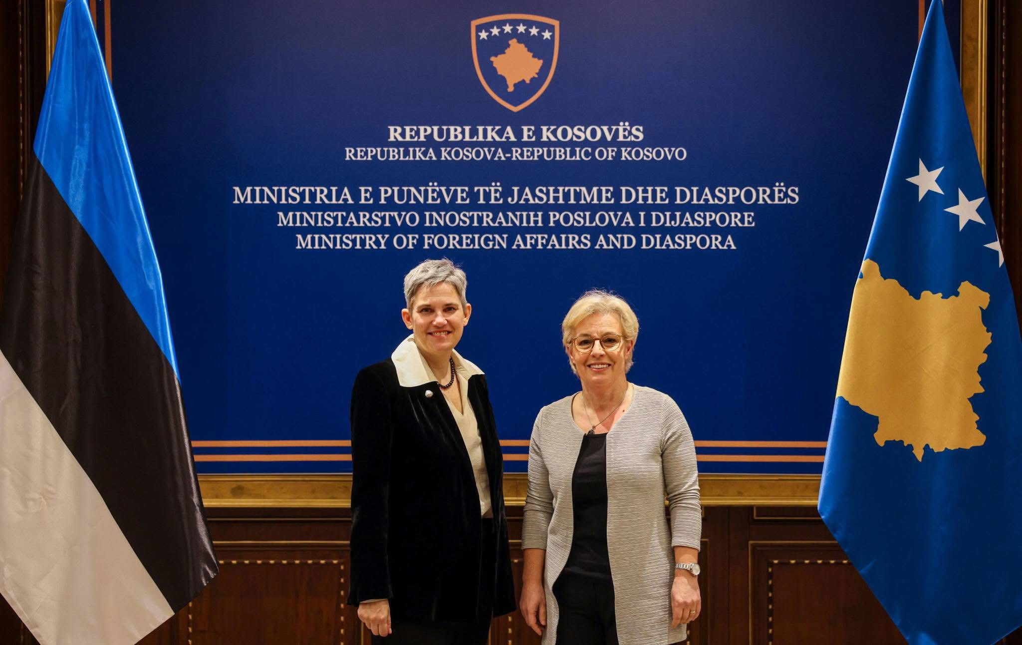 Gërvalla takohet me ambasadoren e Estonisë, diskutuan thellimin e bashkëpunimit