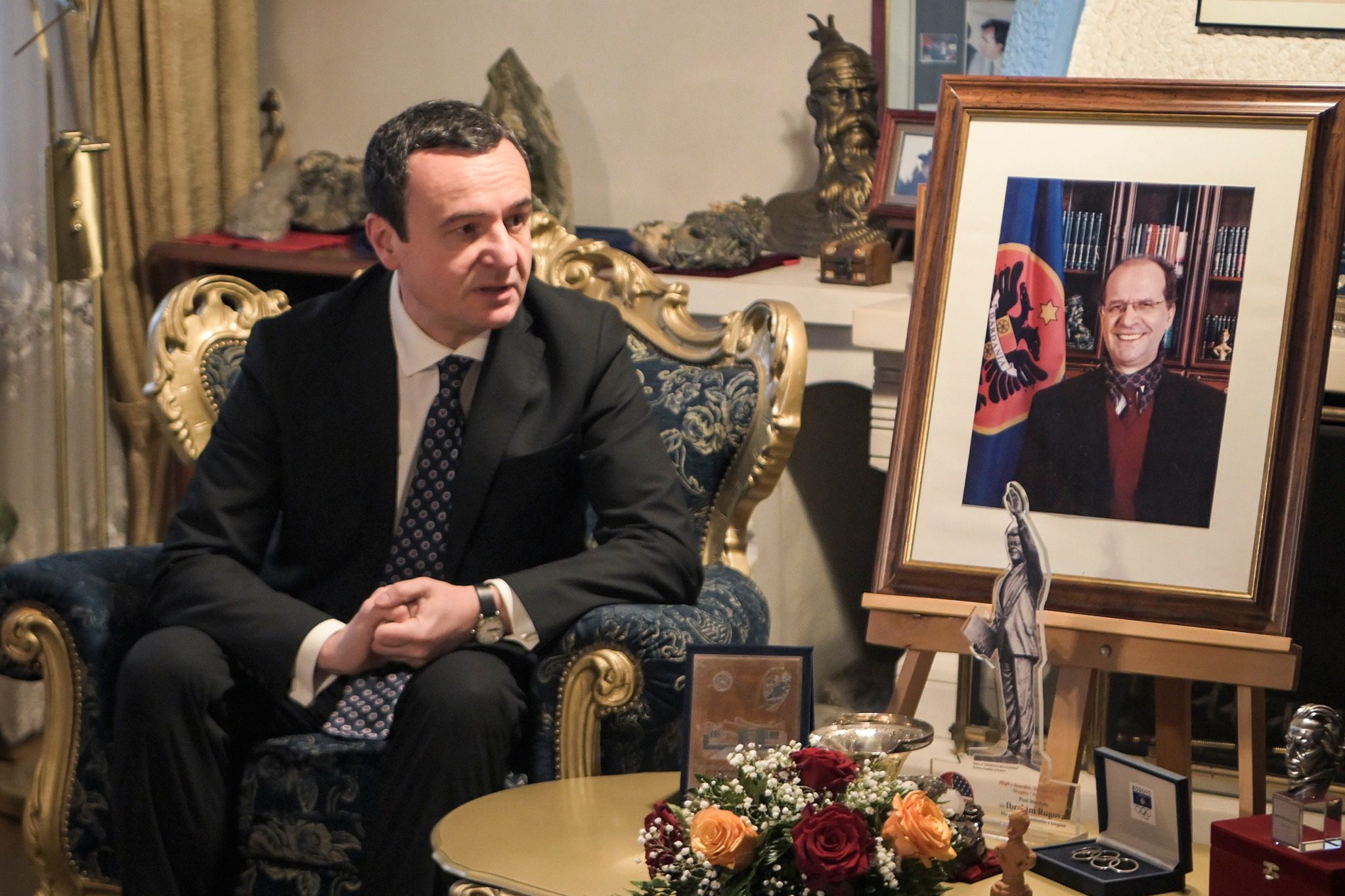 Kurti kujton ish-presidentin Ibrahim Rugova në 20 vjetorin e vdekjes