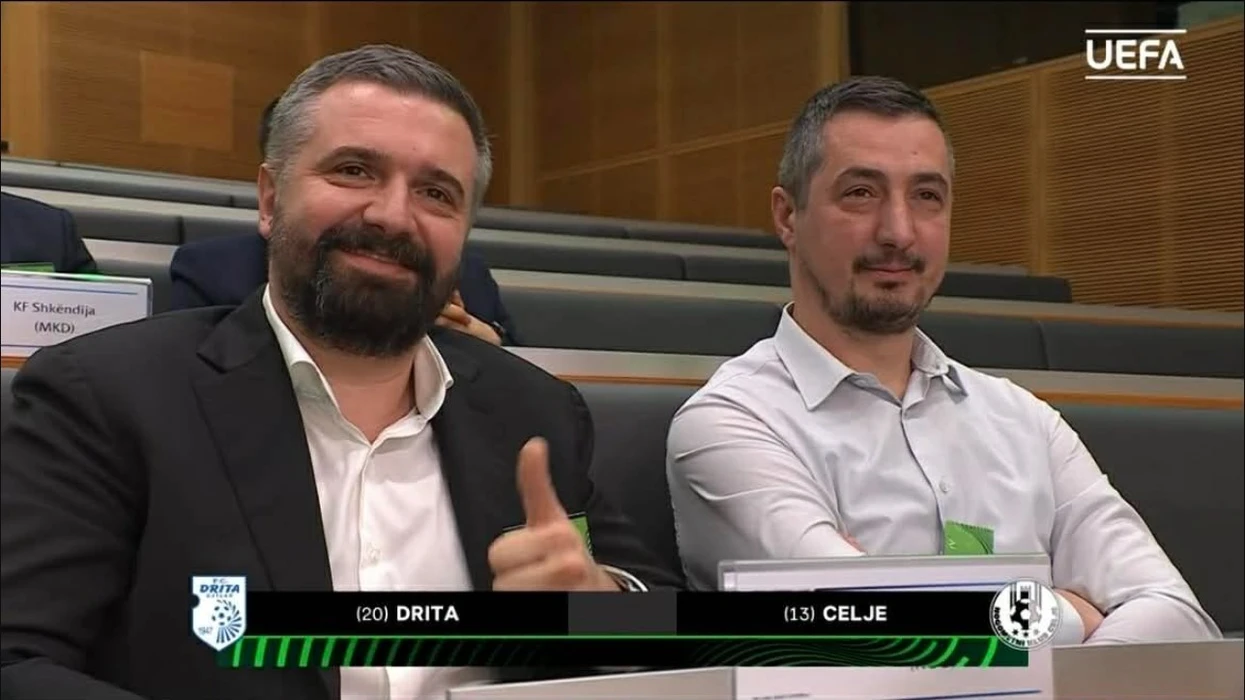 Presidenti i Dritës, Valon Murseli i lumtur me shortin e Ligës së Konferencës