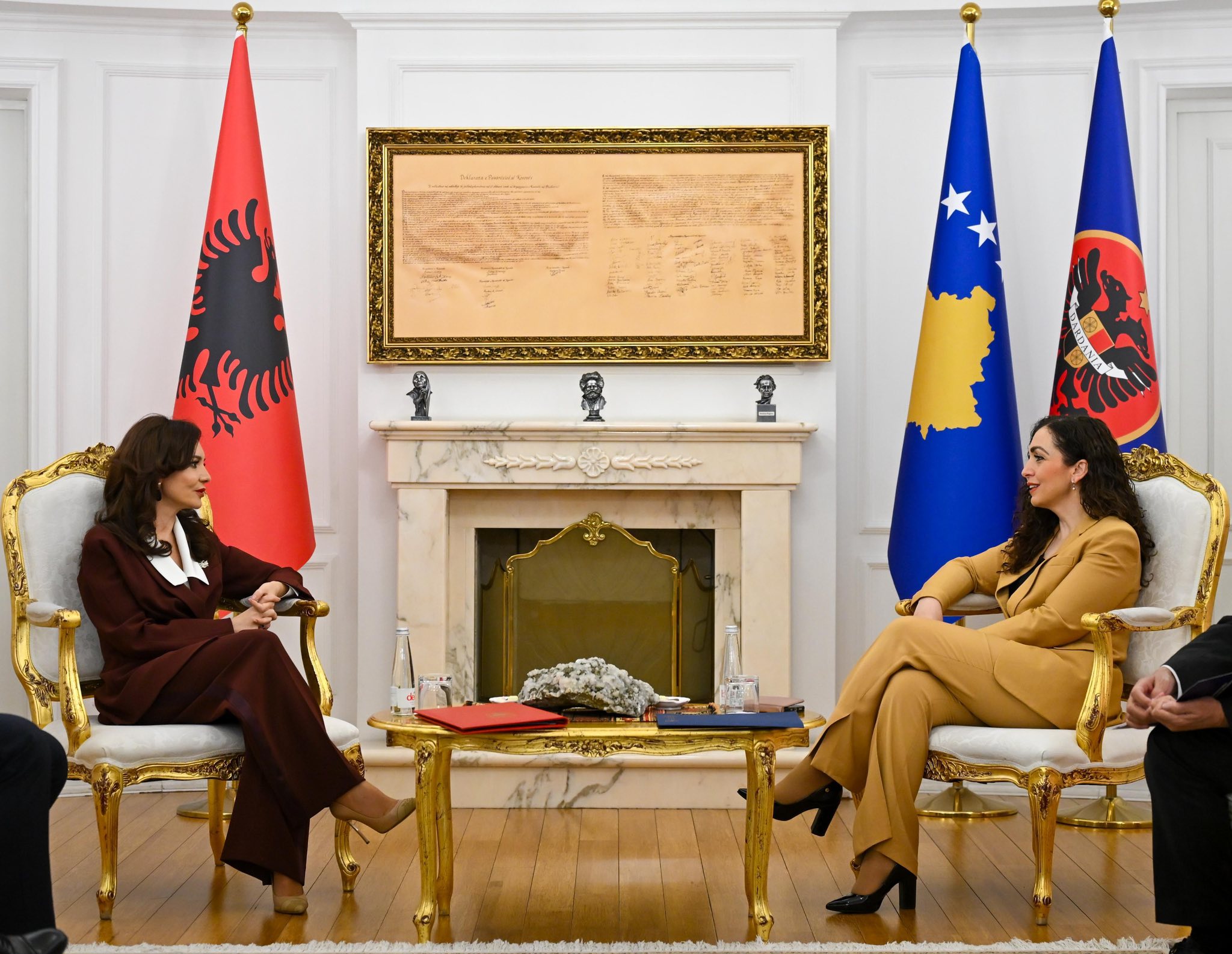 Osmani pas takimit me Spiropalin: Kosova dhe Shqipëria më të forta kur veprojnë bashkë – marrëdhënie e pazëvendësueshme