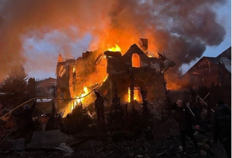 Rusia bombardon Kievin me raketa balistike