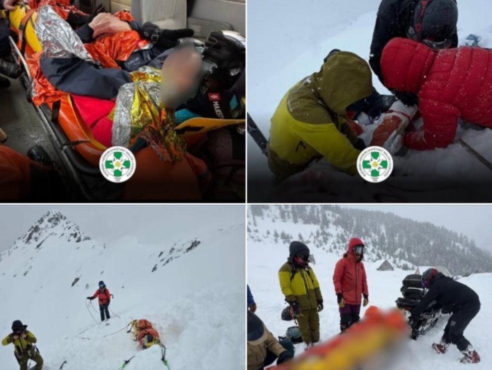 Organizata e Kërkim-Shpëtimit të Kosovës shpëton një turiste në Bjeshkët e Nemuna, theu këmbën gjatë skijimit