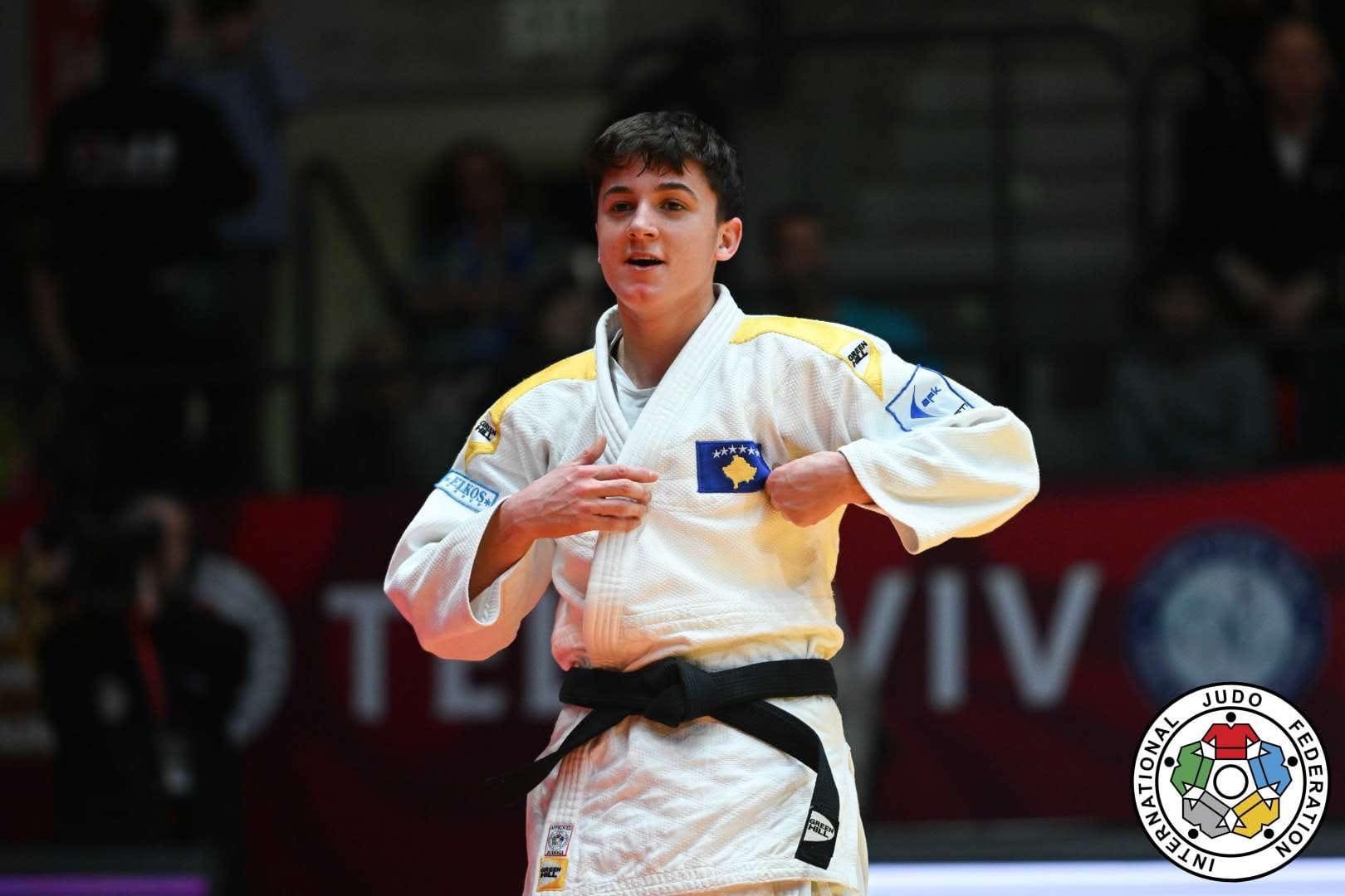 Laura Fazliu “rrugëton” drejt arit, kalon në finale të Grand Prix Upper Austria