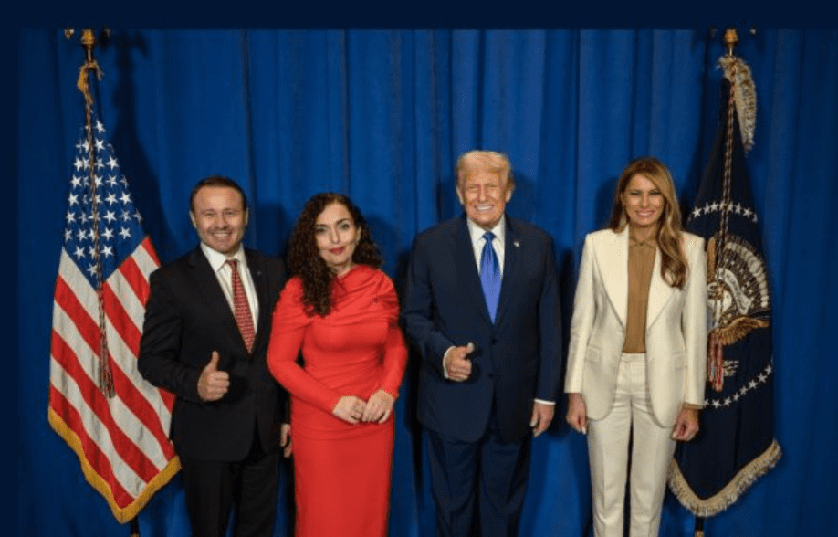 Prindon Sadriu ftohet nga Melania Trump në Shtëpinë e Bardhë