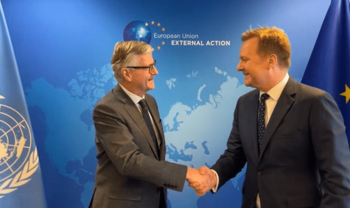 Sorensen flet me zyrtarin e OKB-së mbi marrëveshjen e Ligjit për të Huajt