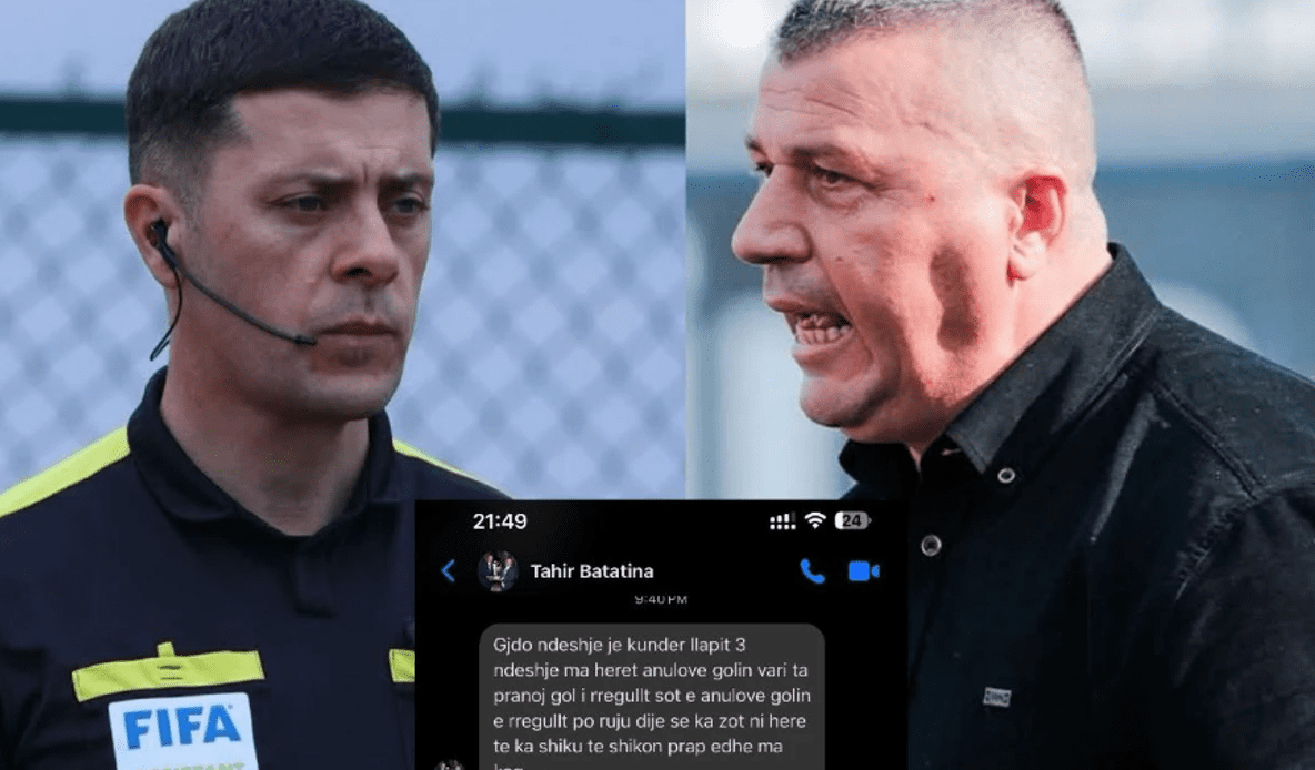 Batatina për mesazhet ndaj gjyqtarit Berisha: E kam pas fjalën për dënimin me katër ndeshje, i kërkoj falje familjes së tij