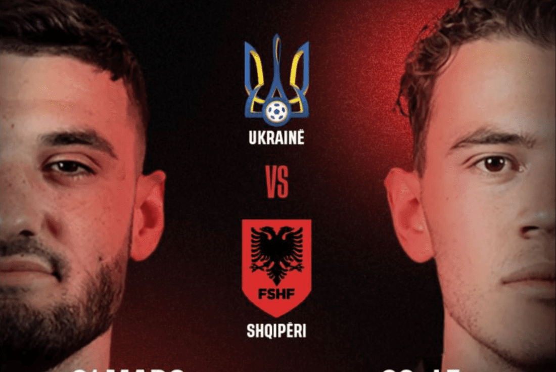 Shqipëria sonte luan përballë Ukrainës
