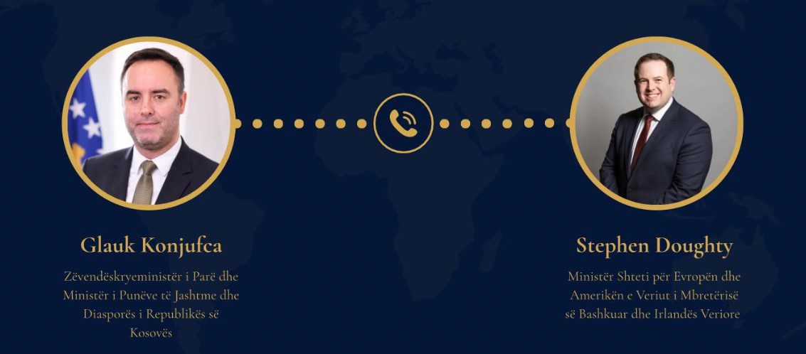 Doughty uron Konjufcën për detyrën, riafirmon mbështetjen e Mbretërisë së Bashkuar për Kosovën