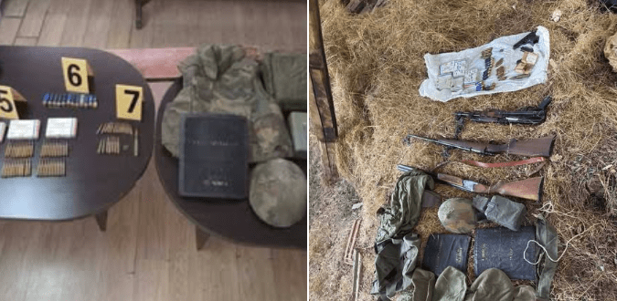 Policia gjen armë dhe municion në një shtëpi të braktisur në veri